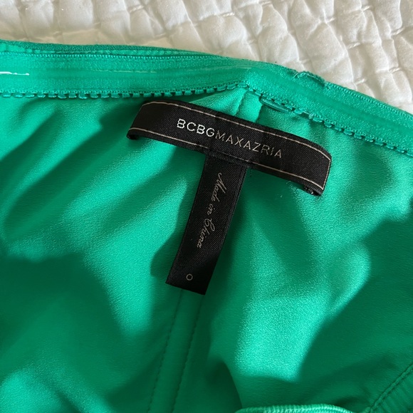 BCBG Max Azria | Strapless Green Dress - Picture 5 of 5